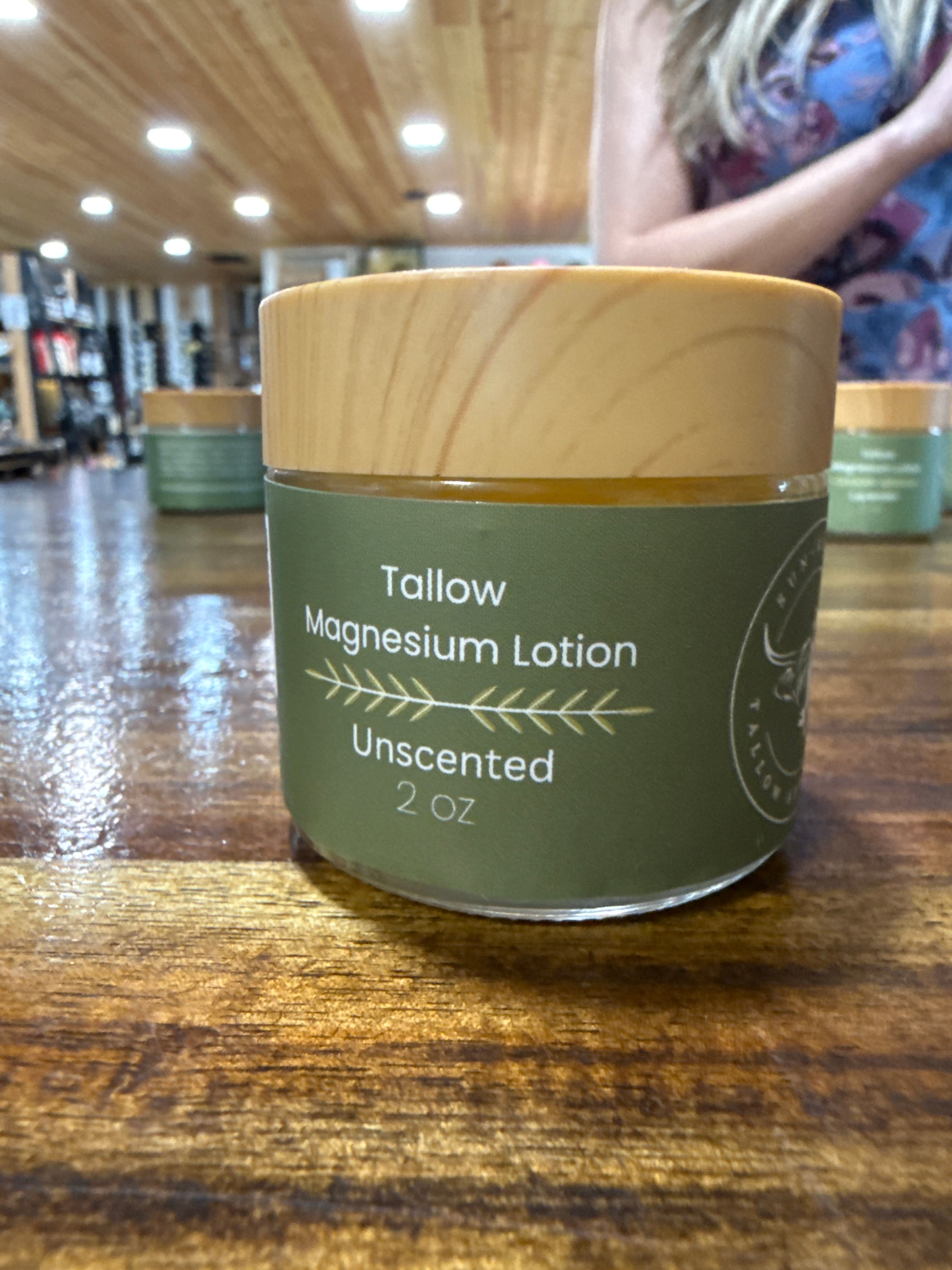 Tallow magnesium lotion