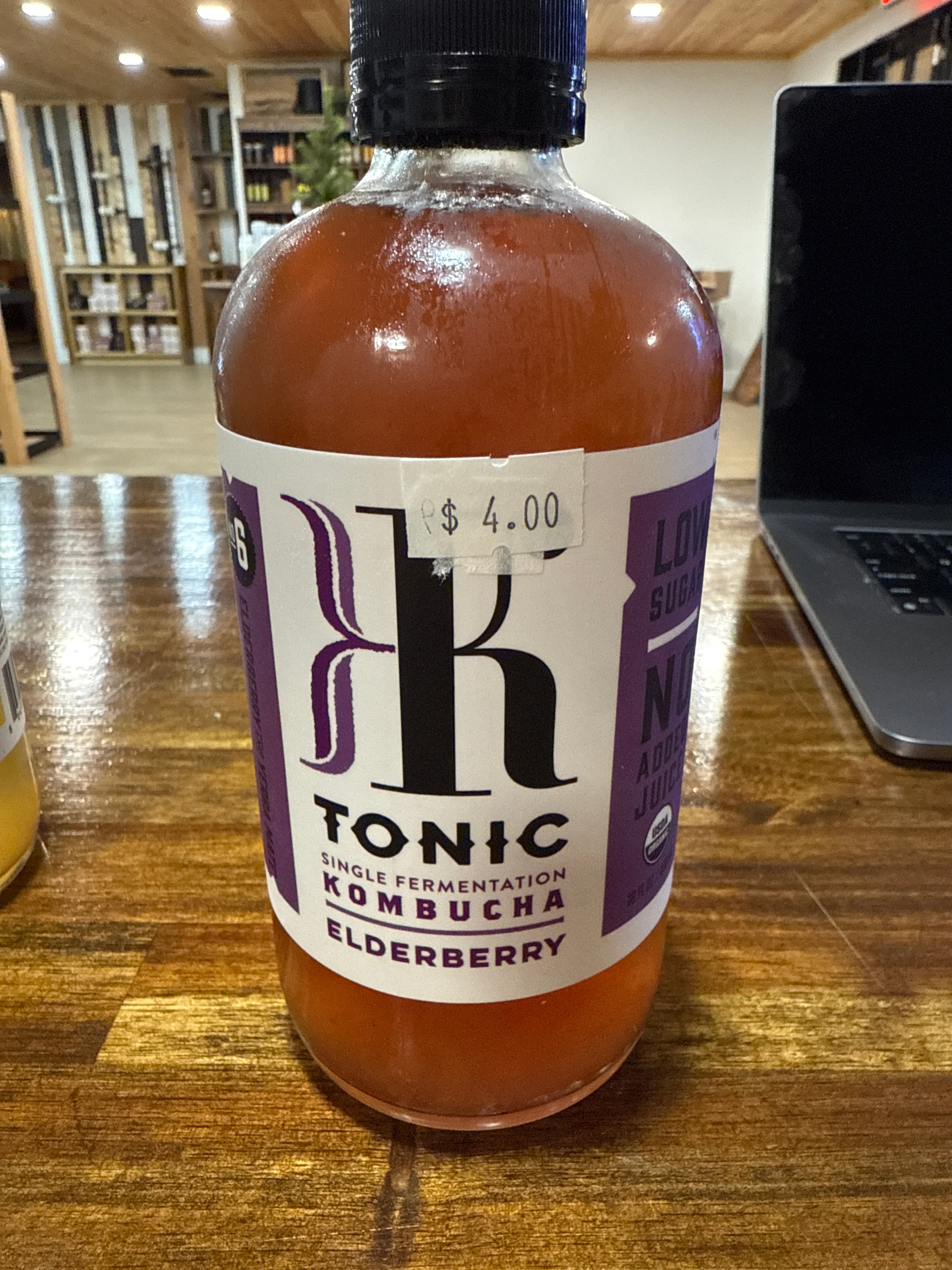 K Tonic Kombucha Elderberry