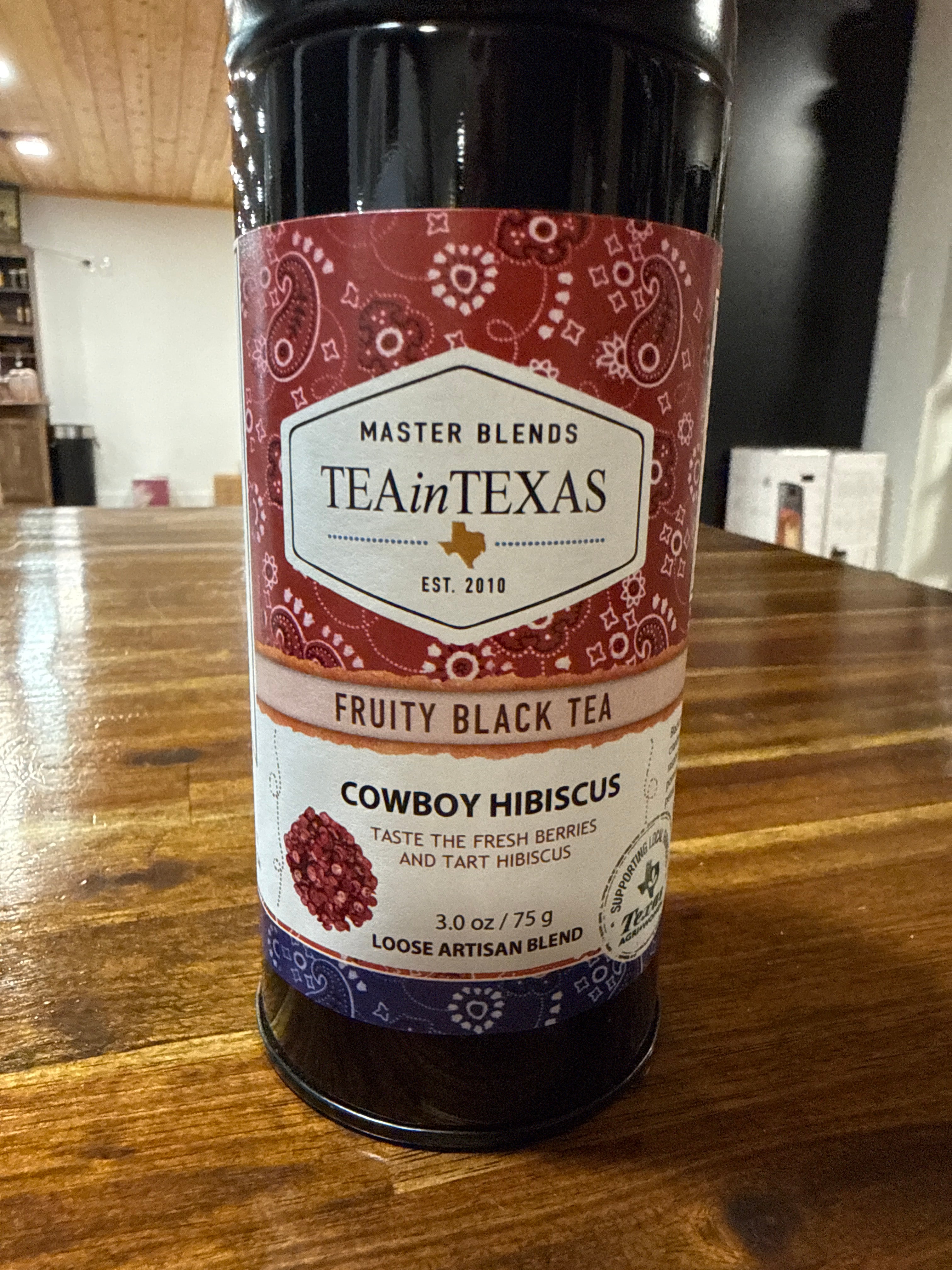 Tea in Texas, cowboy hibiscus ￼