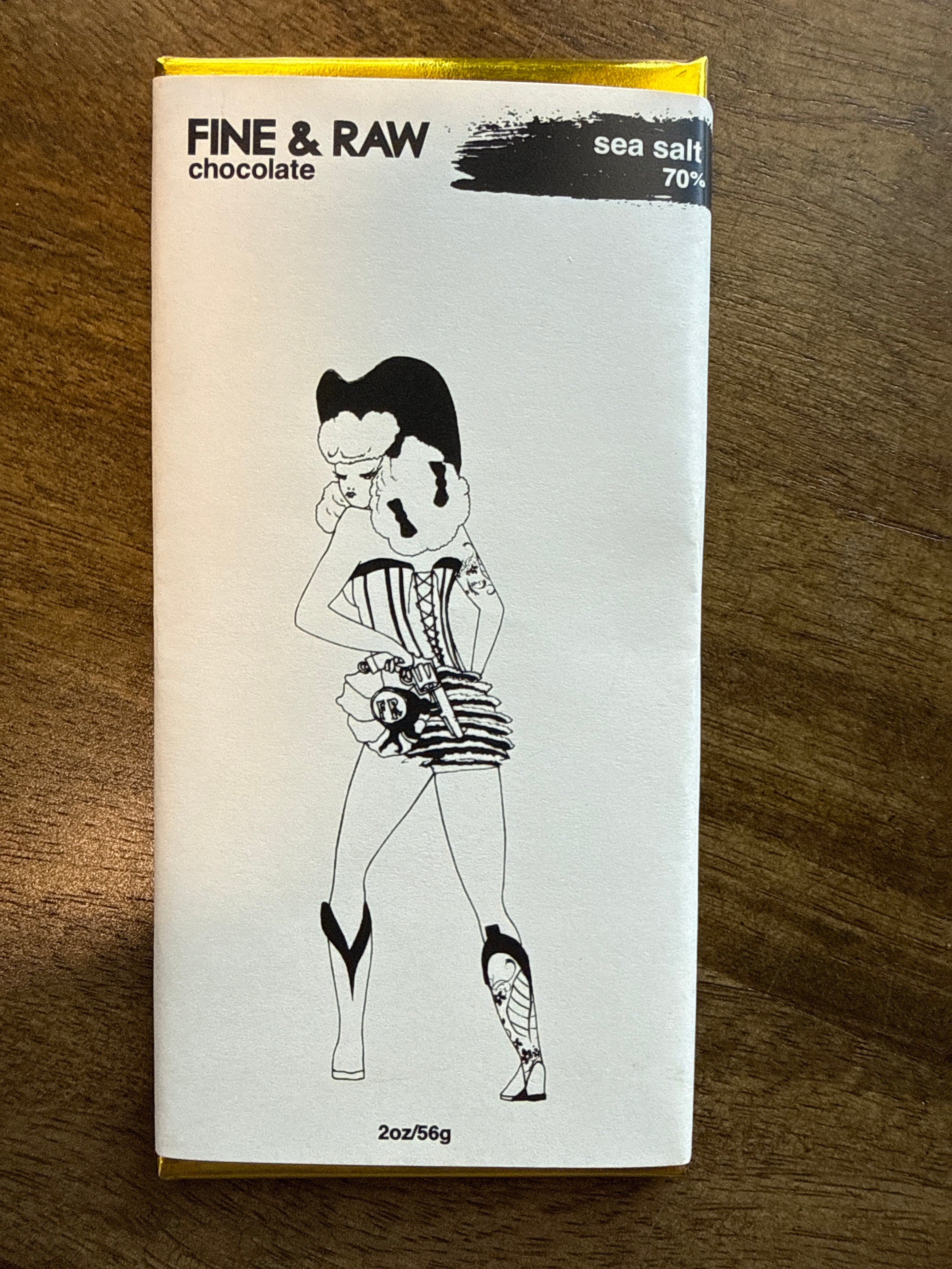 Fine & Raw, sea salt 70% chocolate
