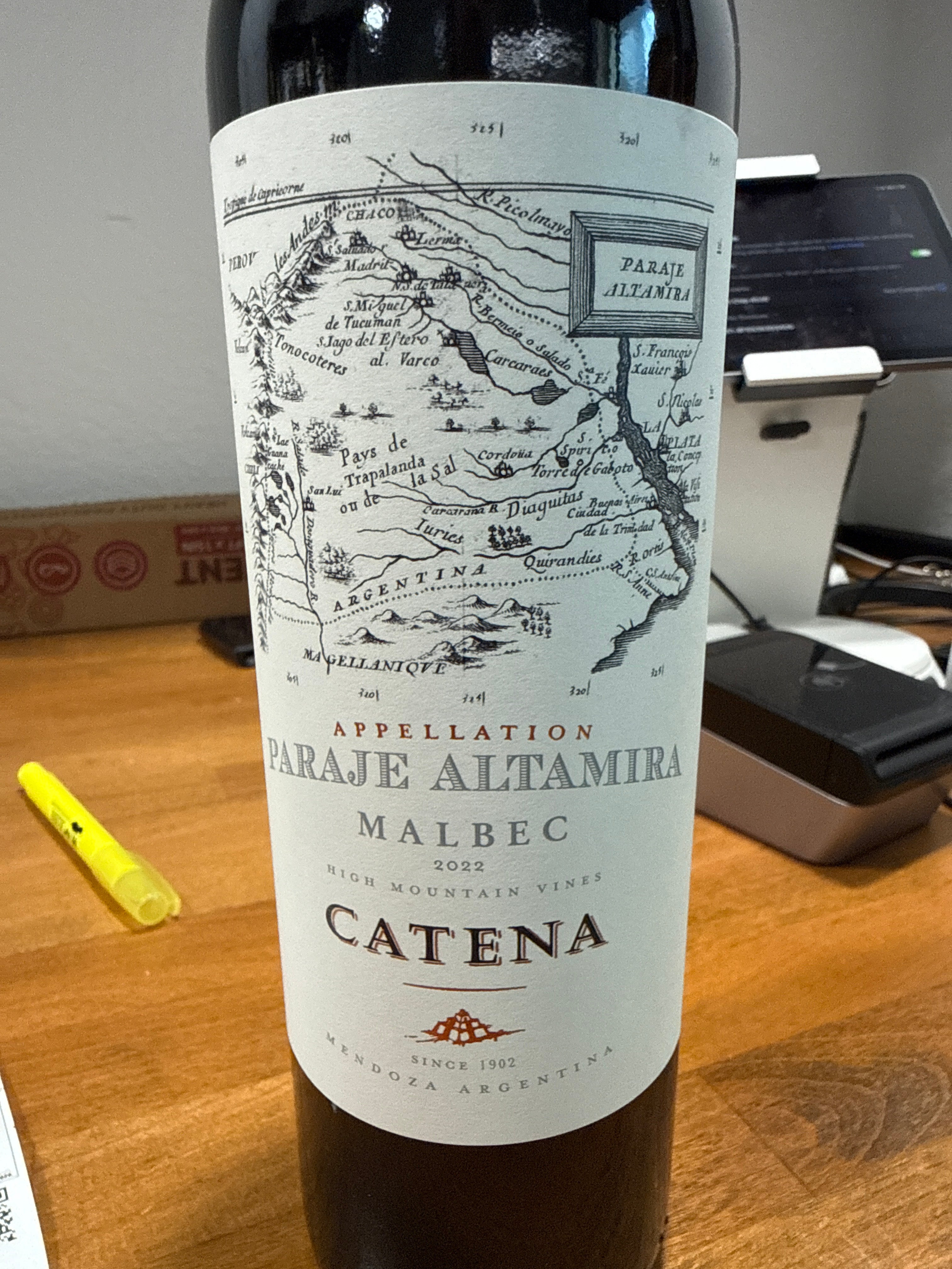 Catena, Paraje Altamira, Malbec