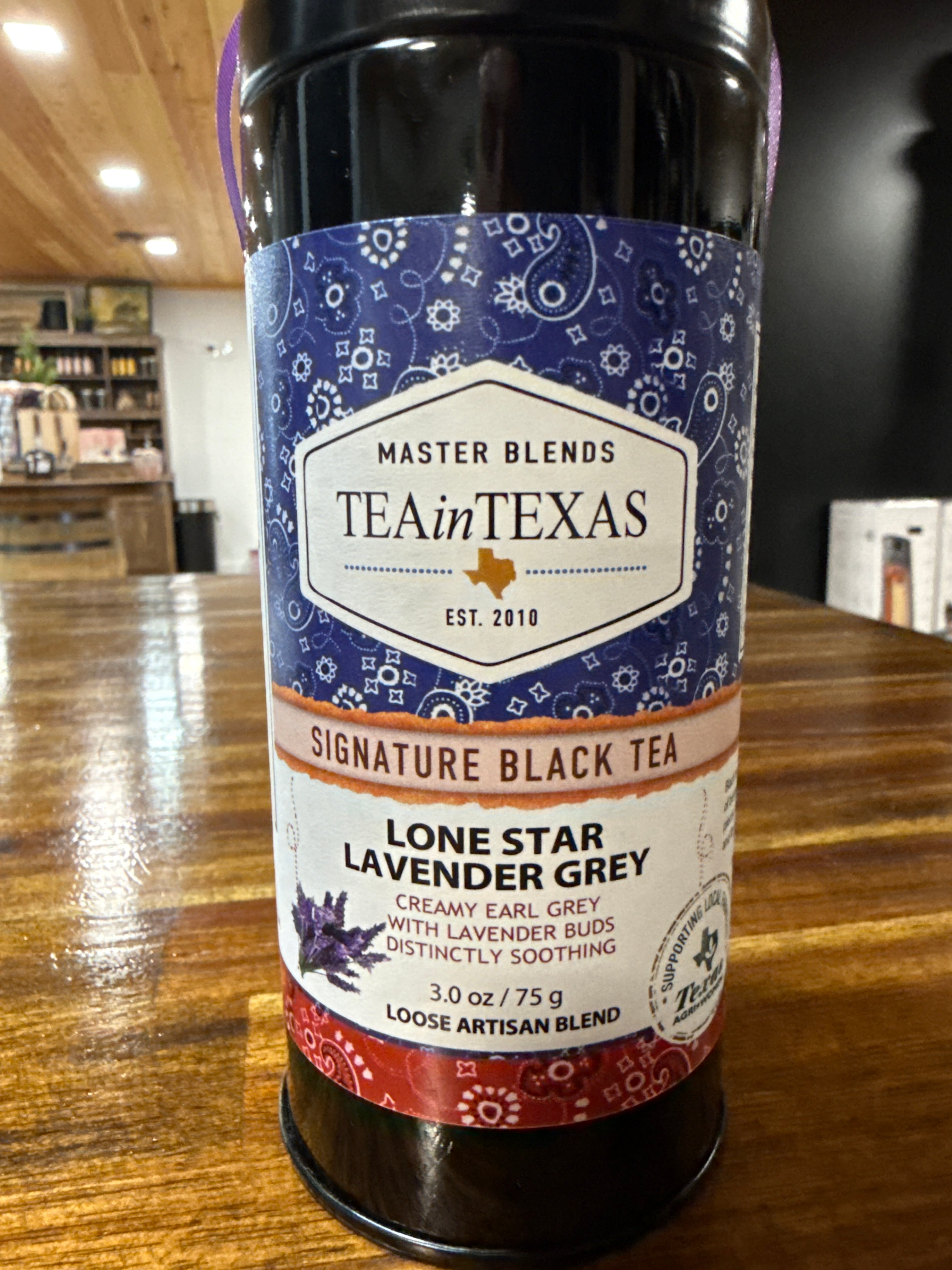 Tea in Texas, Lonestar lavender gray ￼