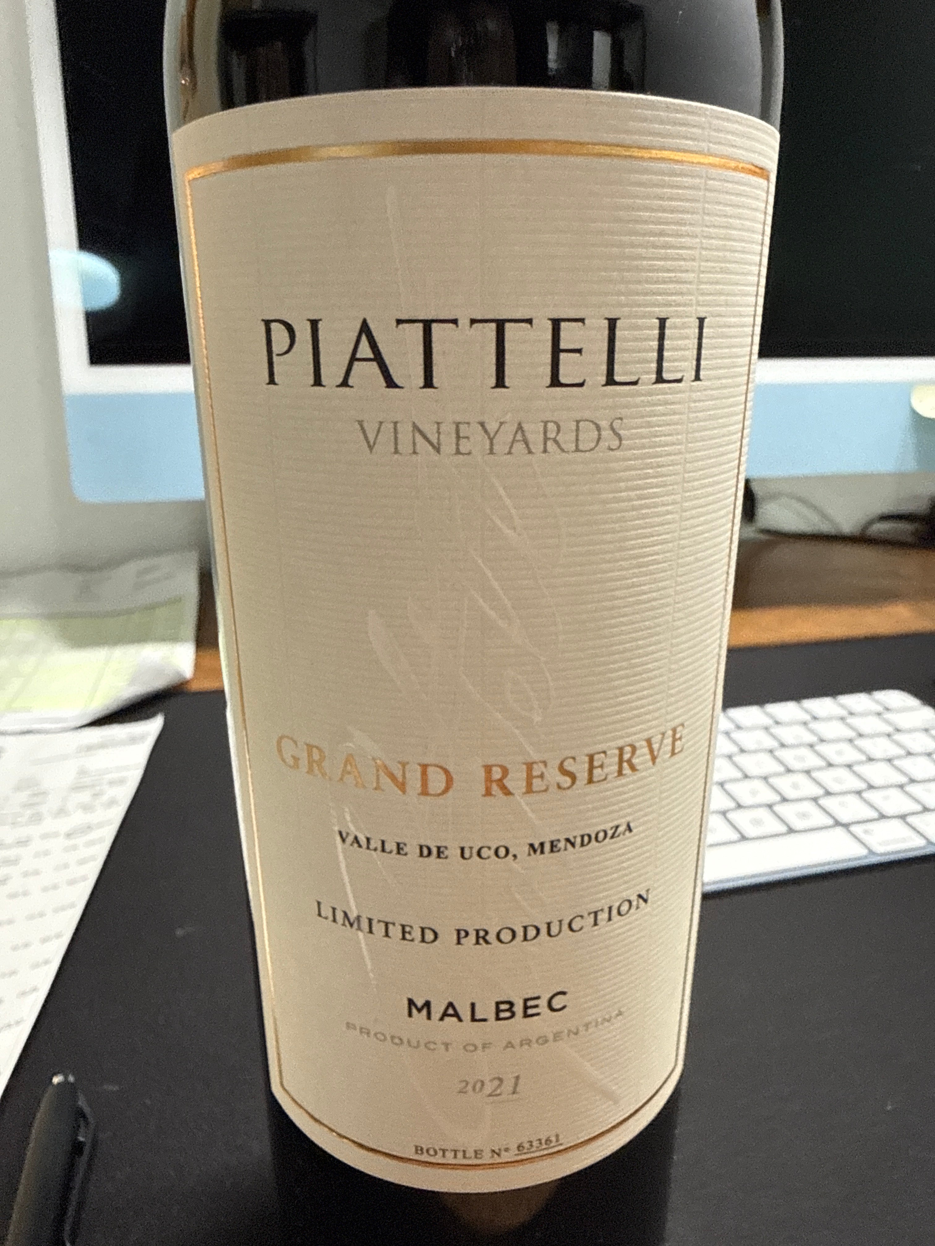 Piattelli, Grand Reserve, Malbec.
