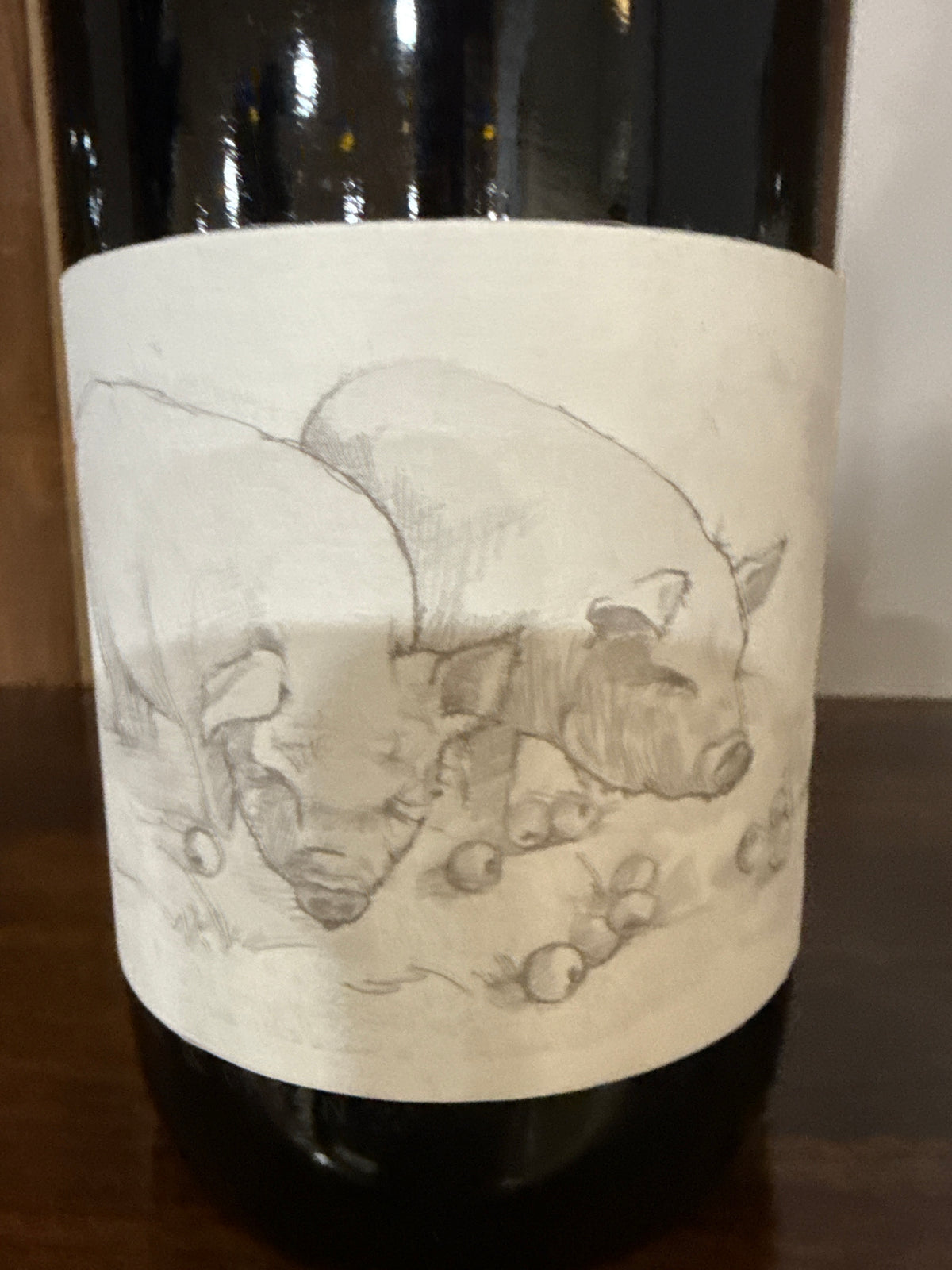 Big farm table, Pinot Noir