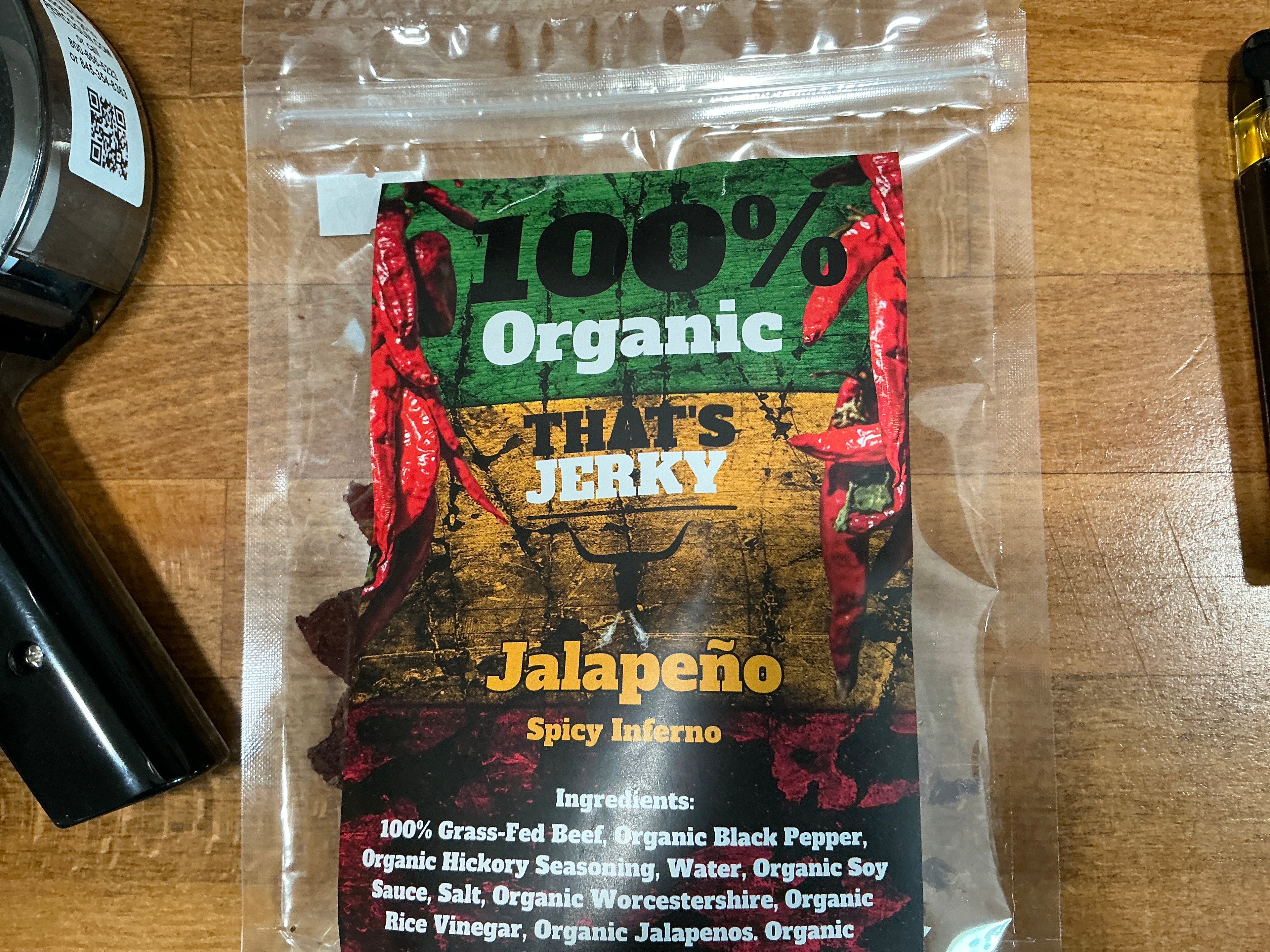 Jalapeño beef jerky