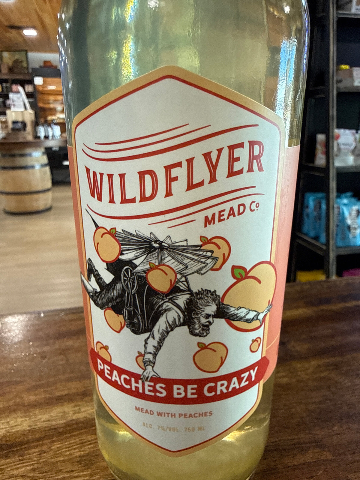 Wildflyer, peaches be crazy mead