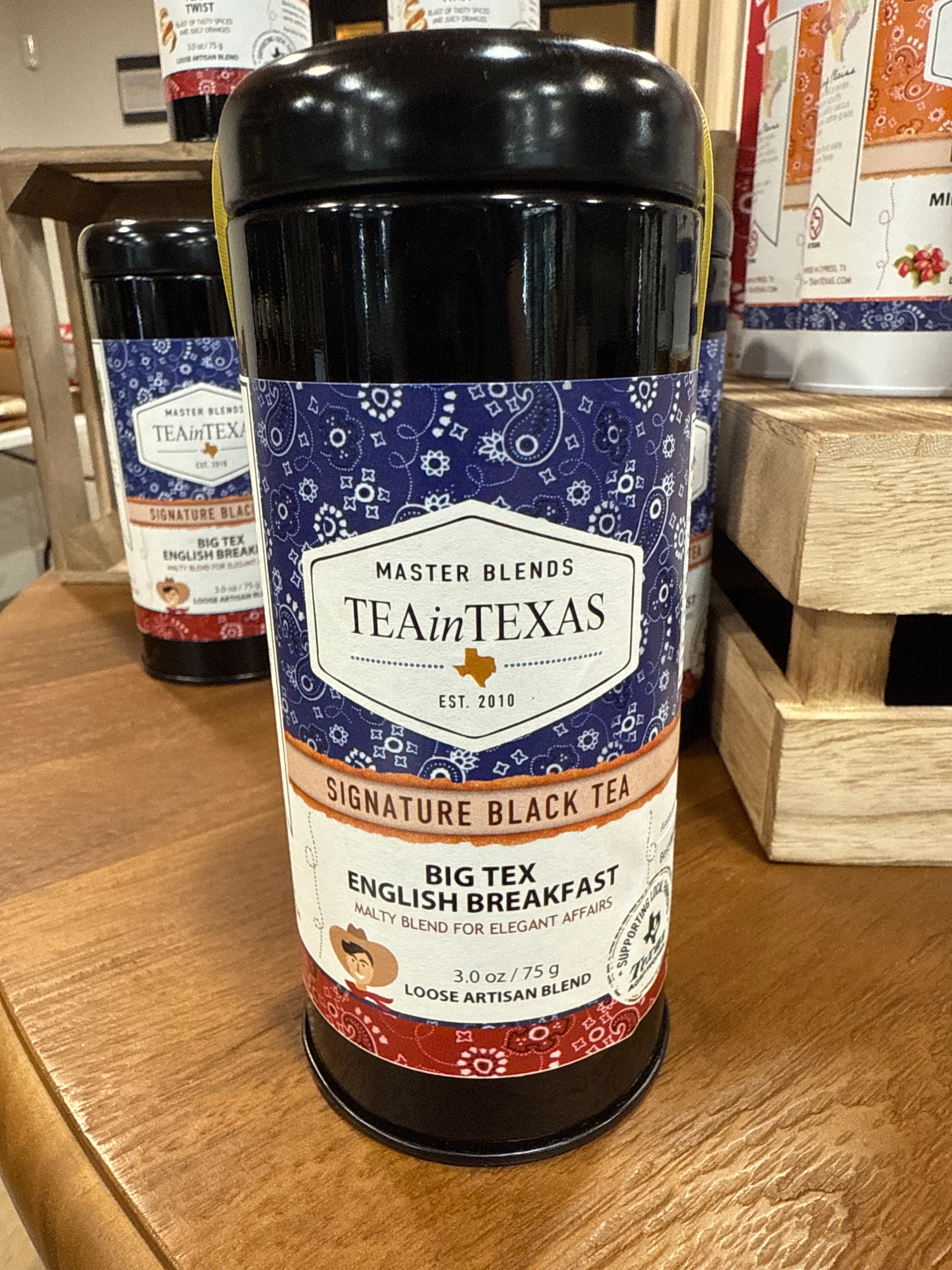 Tea in Texas. Big Tex English breakfast.