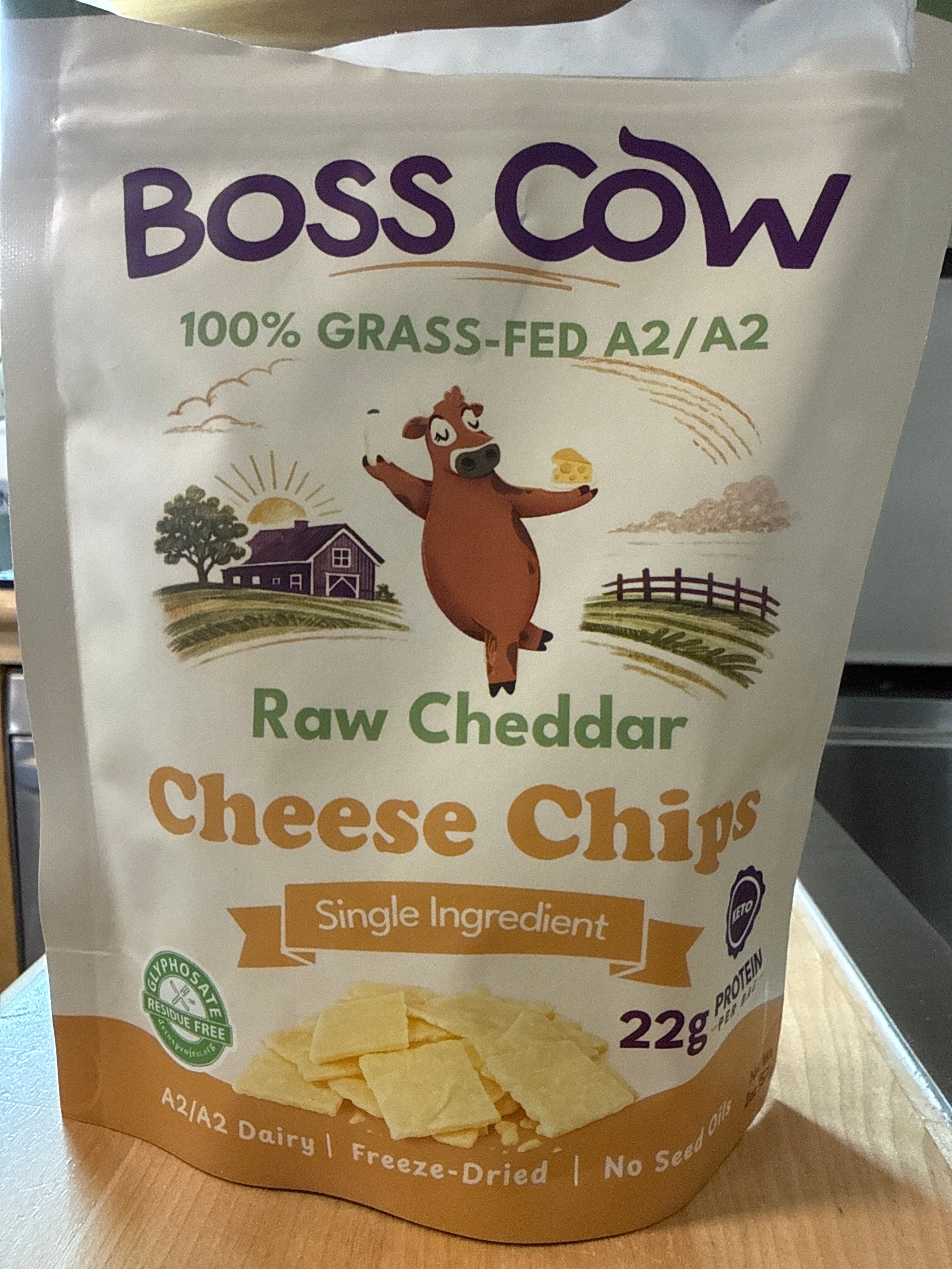 Boss cow cheese chips