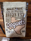 Doguets, long grain brown rice ￼