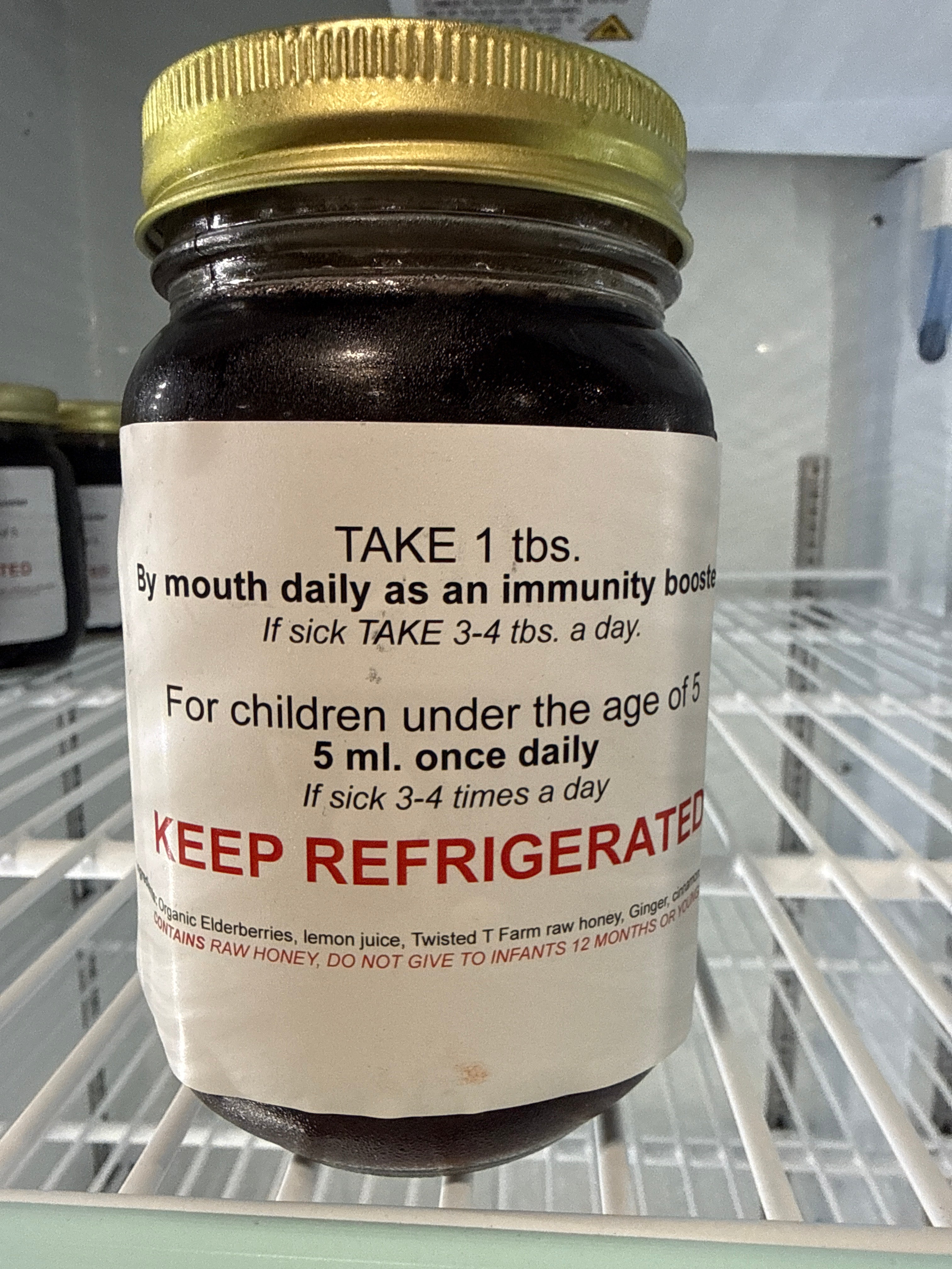 Elderberry syrup