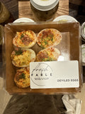 Deviled eggs.