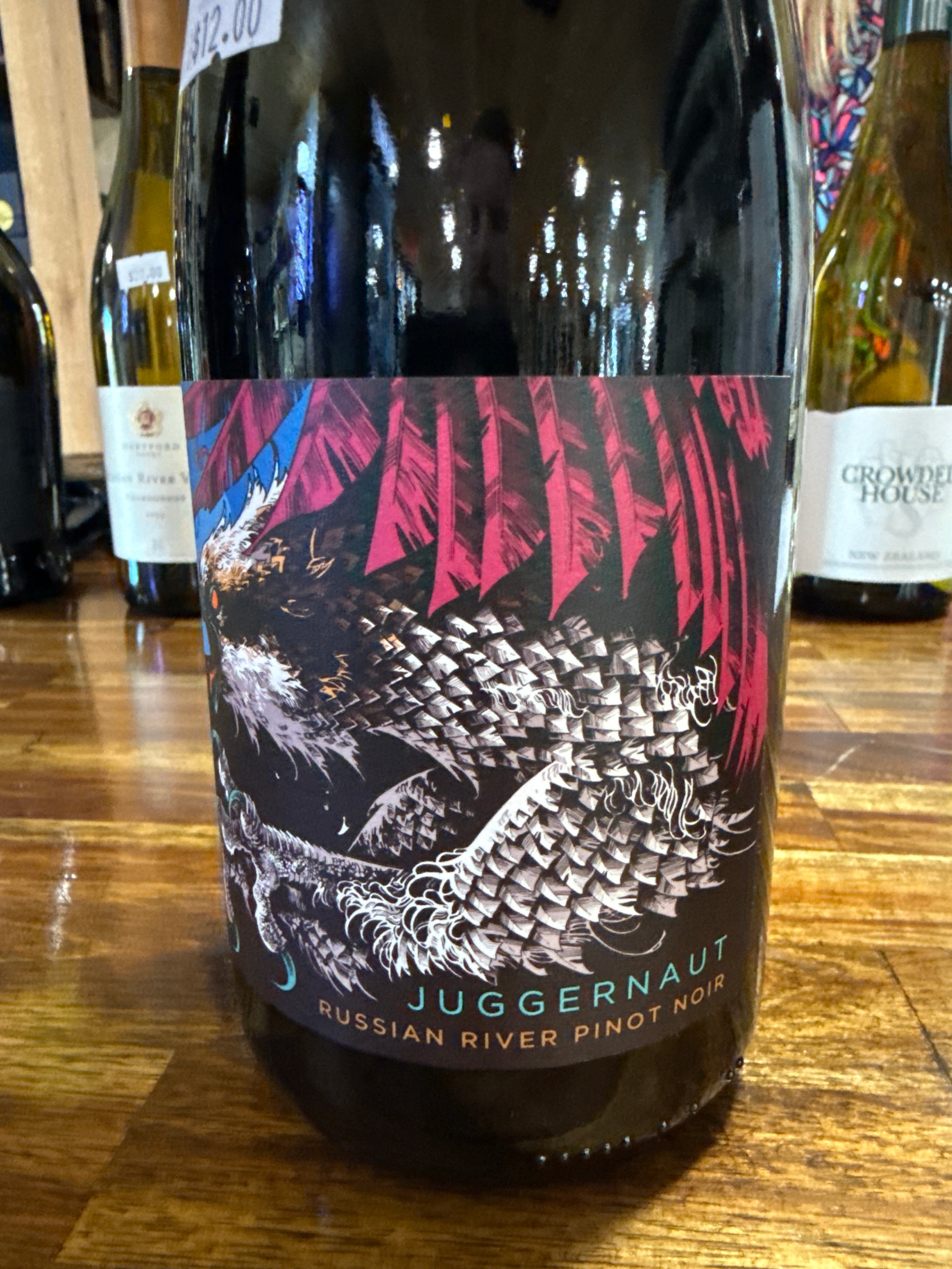 Juggernaut, Pinot Noir. BTG.