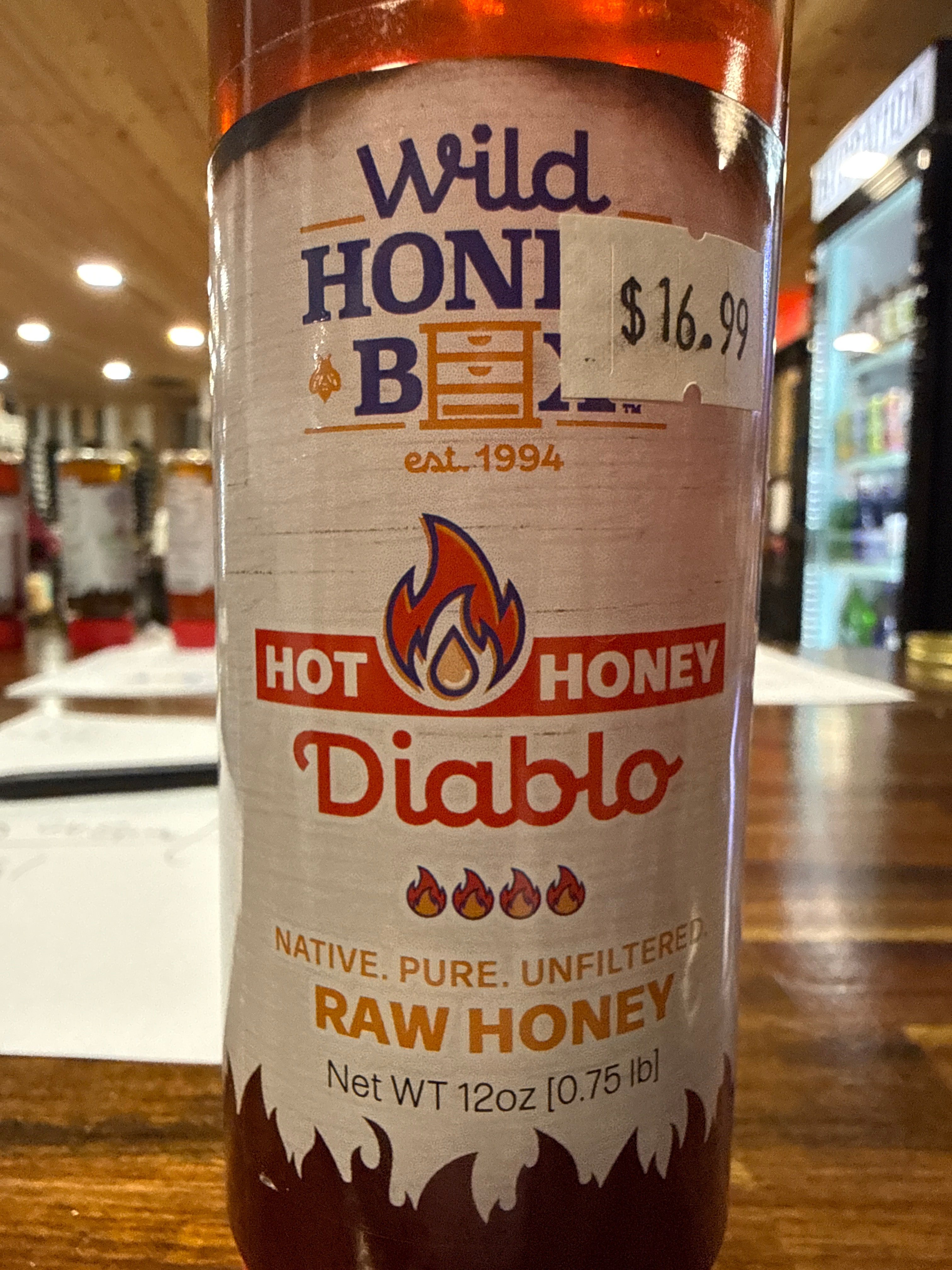 Wild Honey box. Hot honey, Diablo.