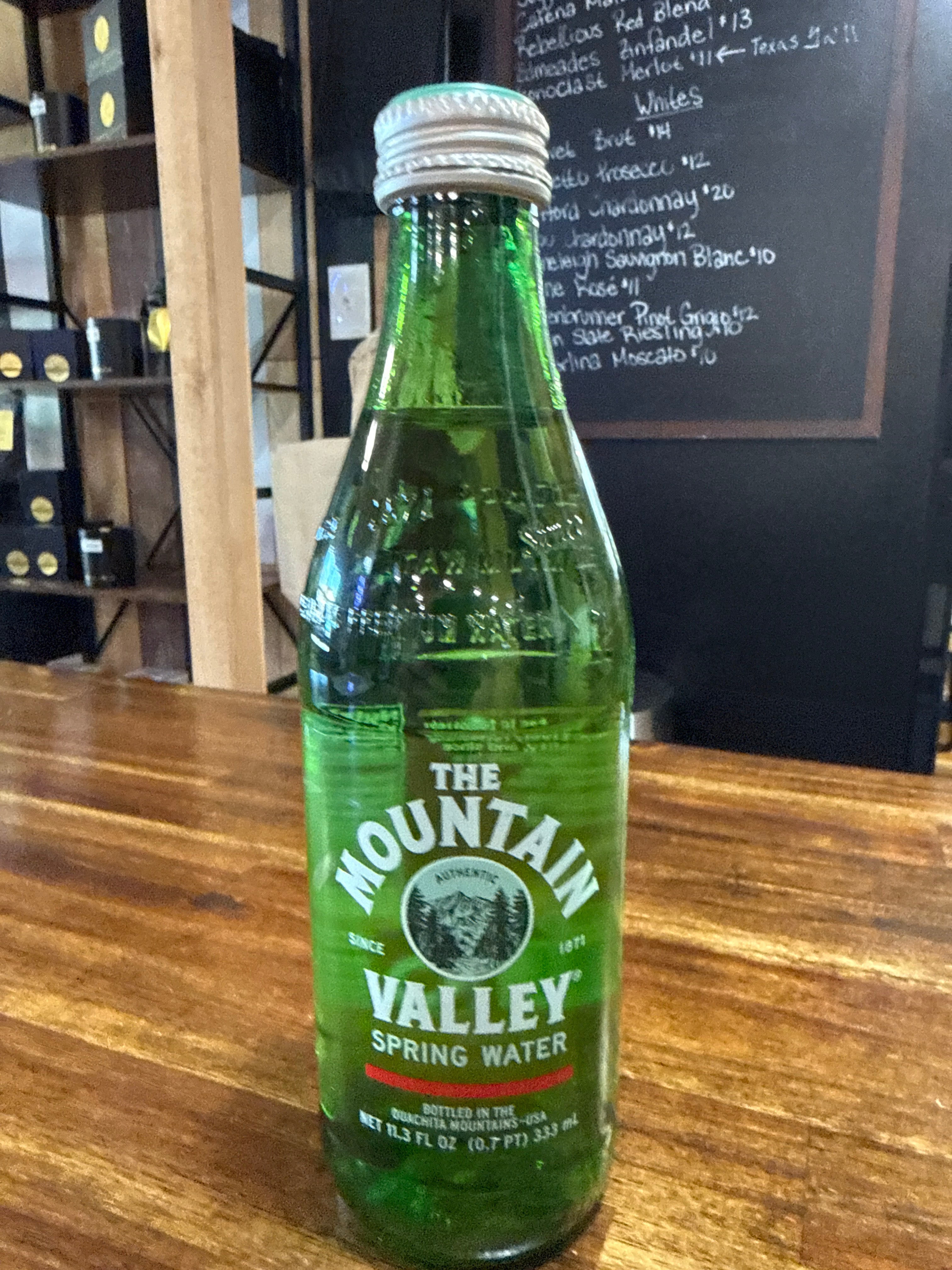 Mountain Valley still springwater