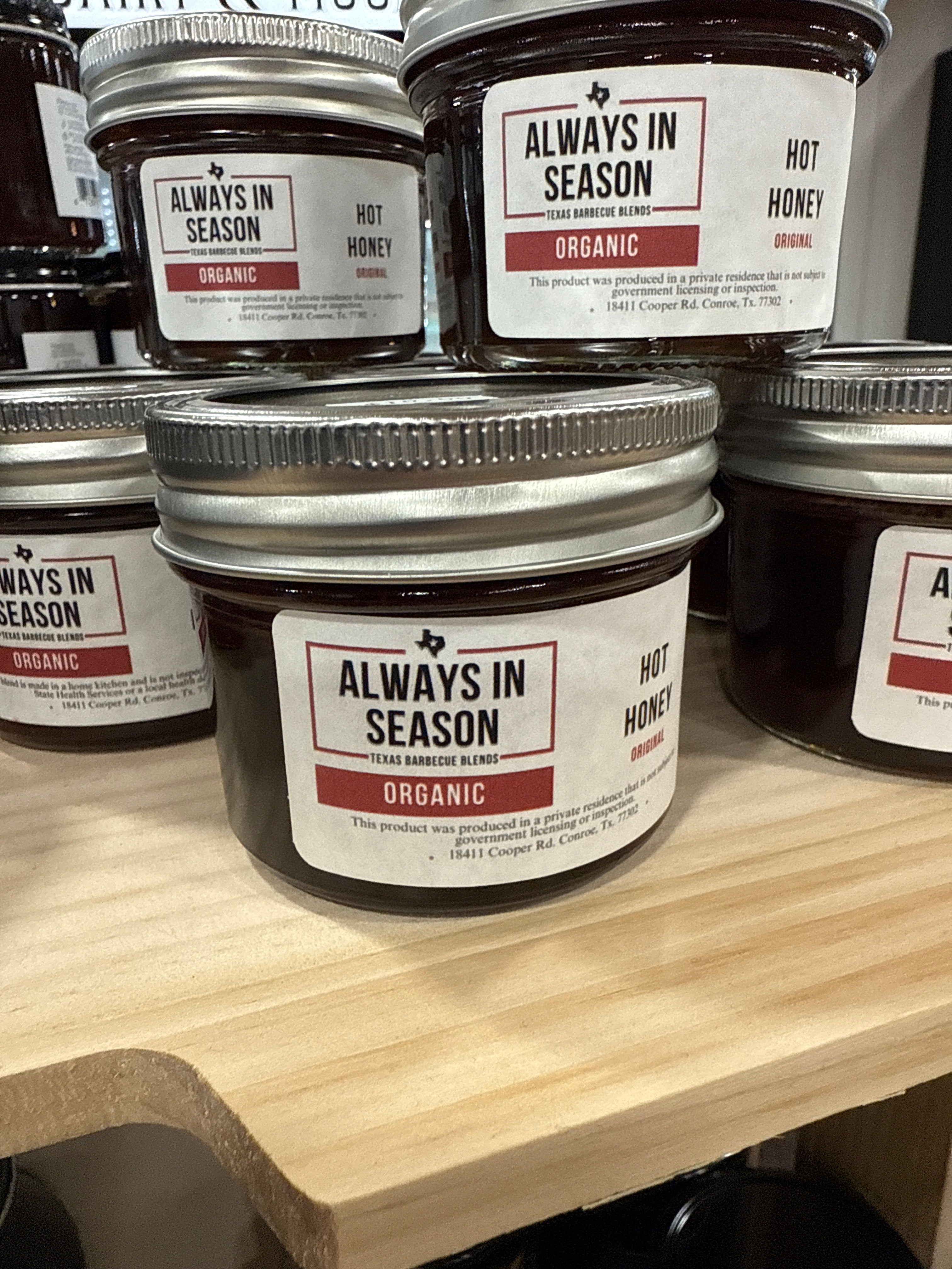 Always in season, hot honey