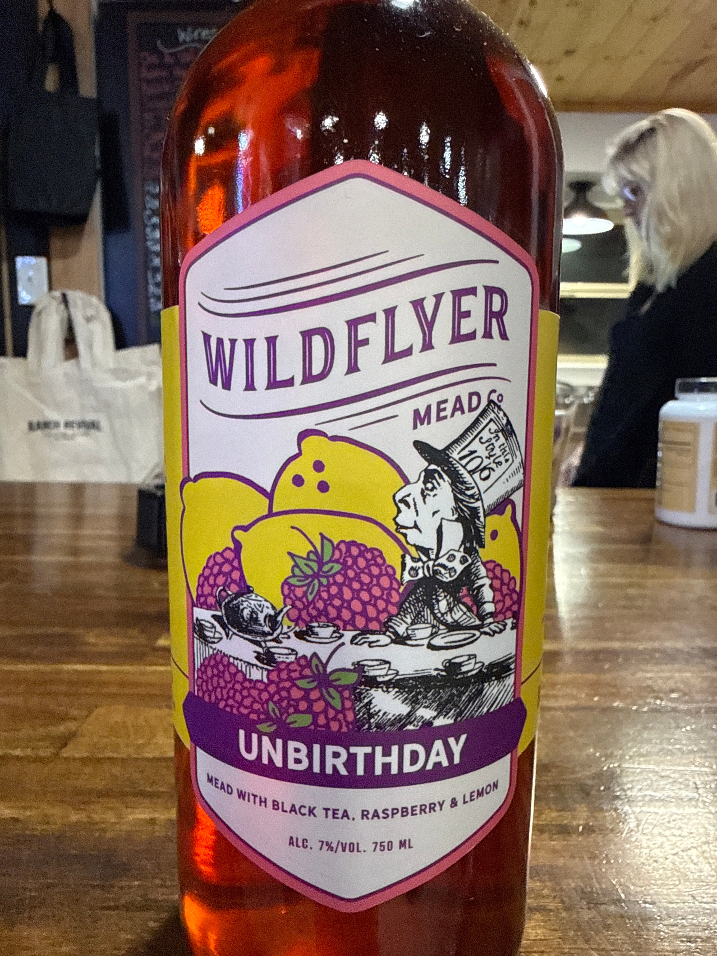 Wildflyer, mead. Unbirthday
