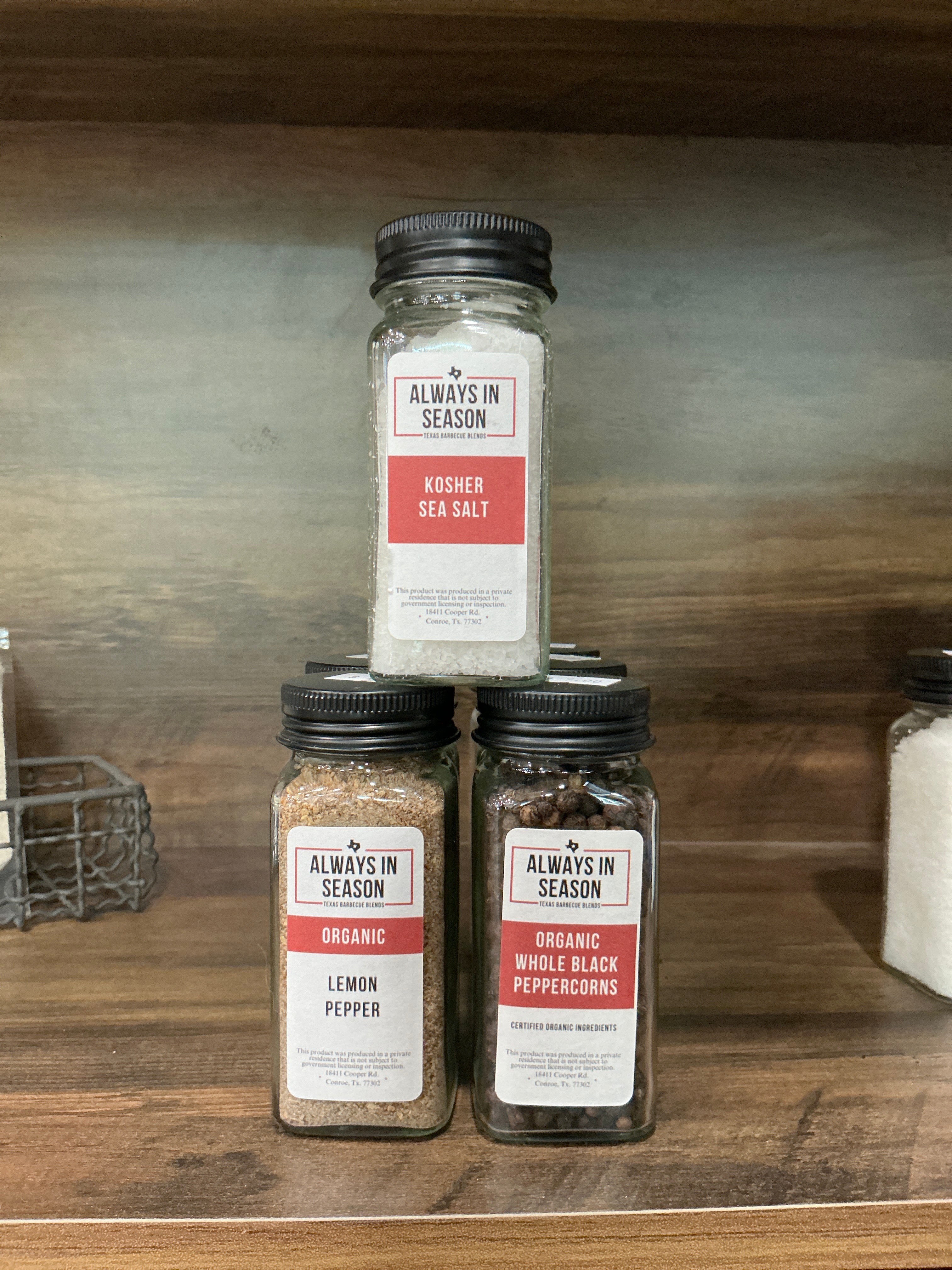 Always in Season salt & peppers