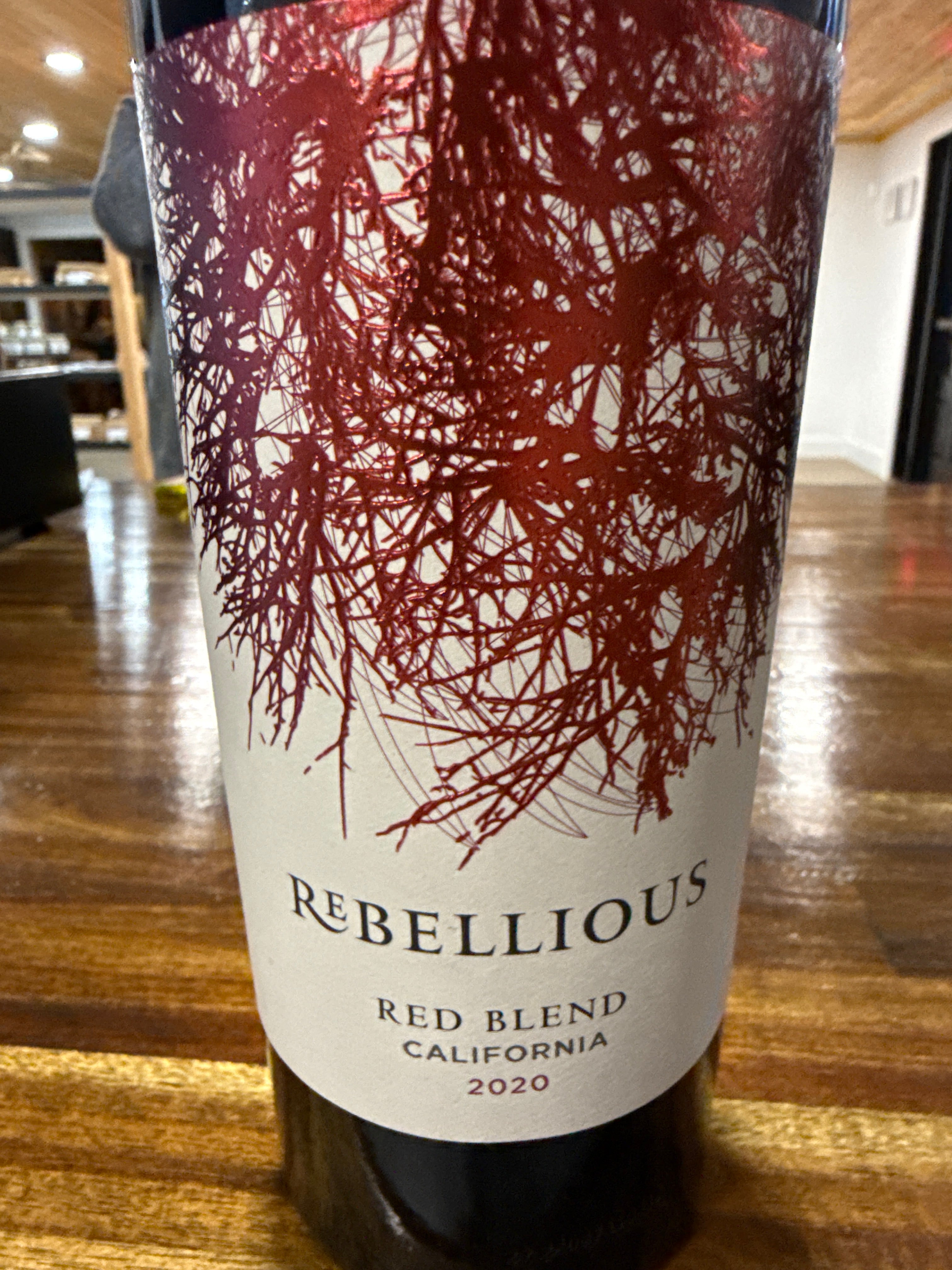 Rebellious, red blend  BTG￼