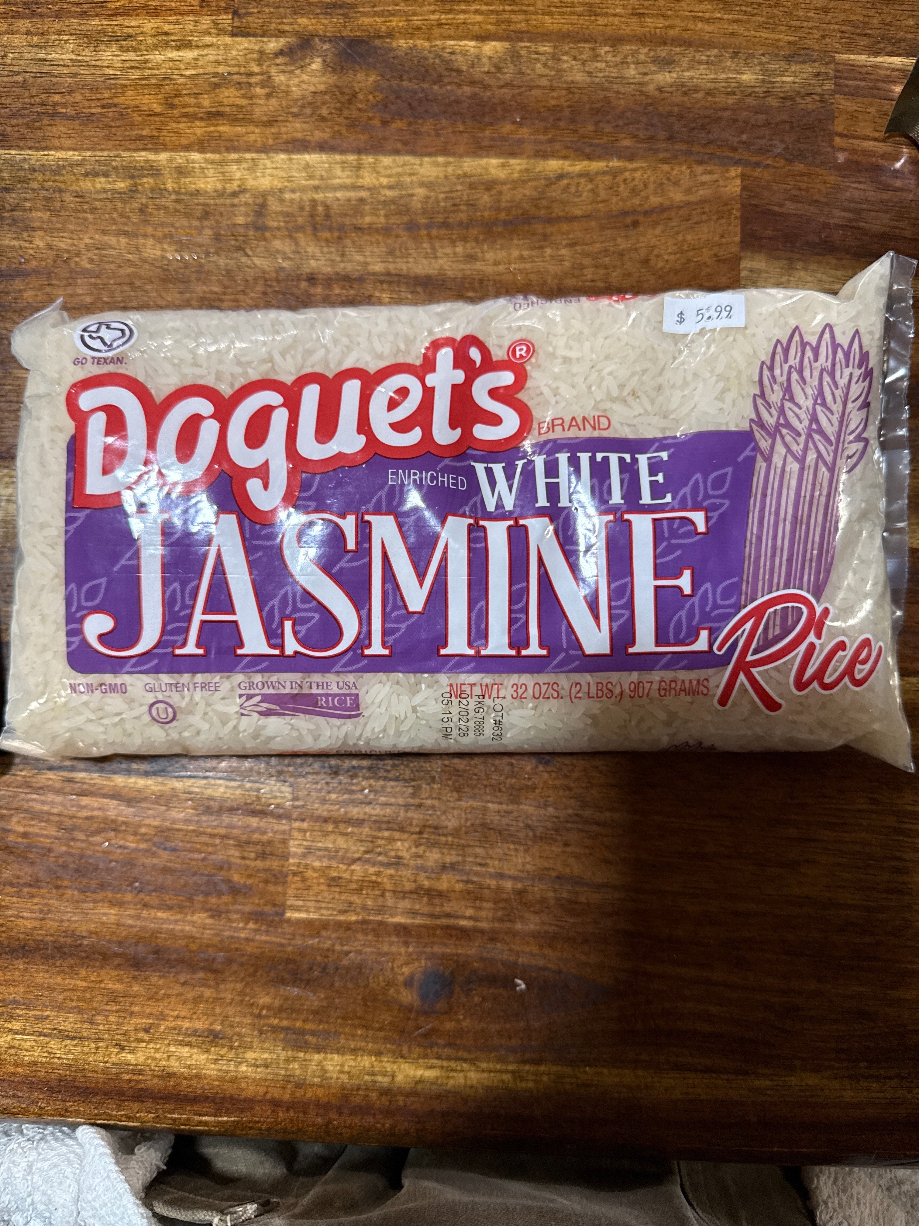 Jasmine rice, 2lbs