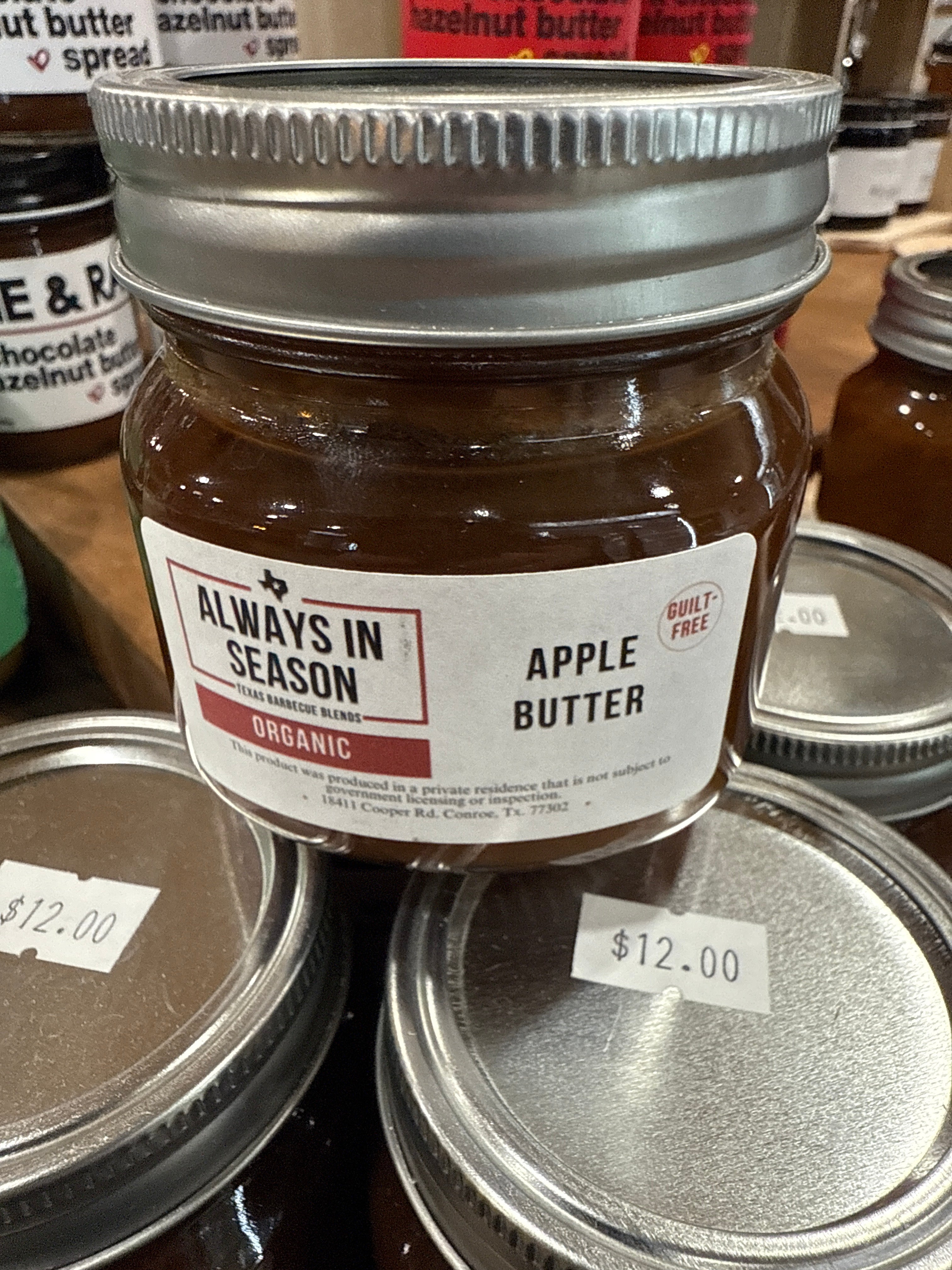 Always in season. Apple butter.