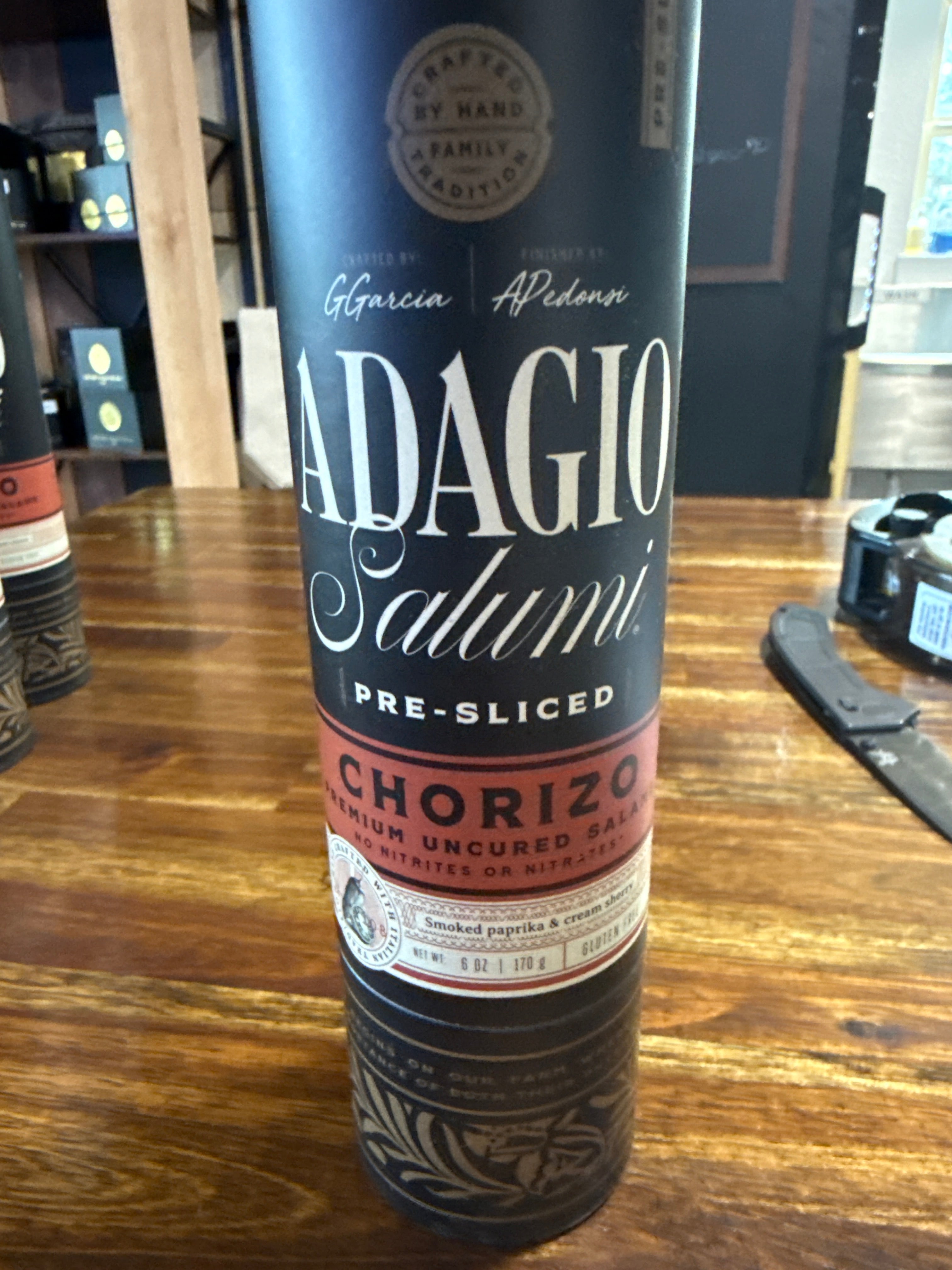 Adagio salami, Chorizo