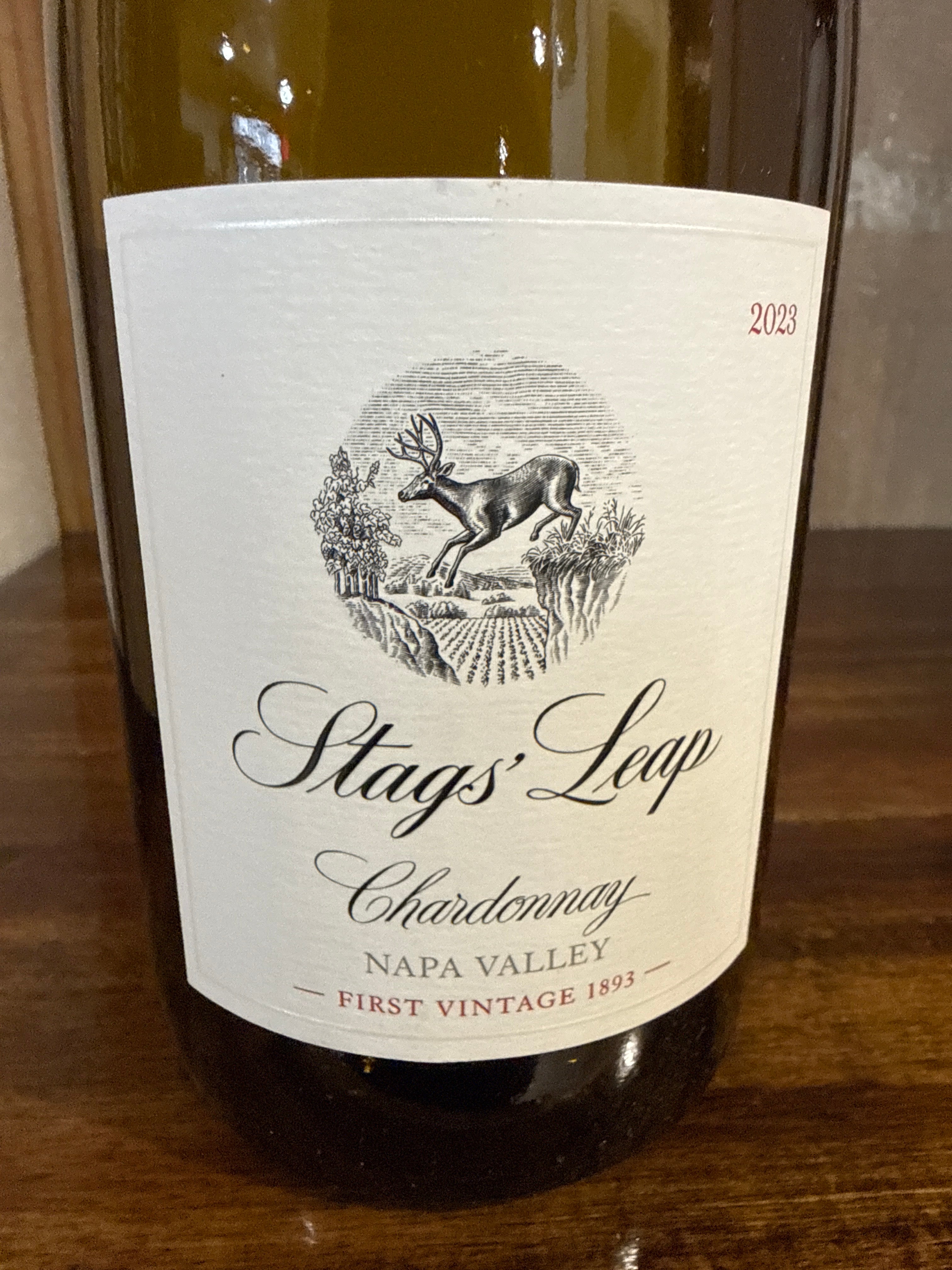 Stags Leap, Chardonnay.