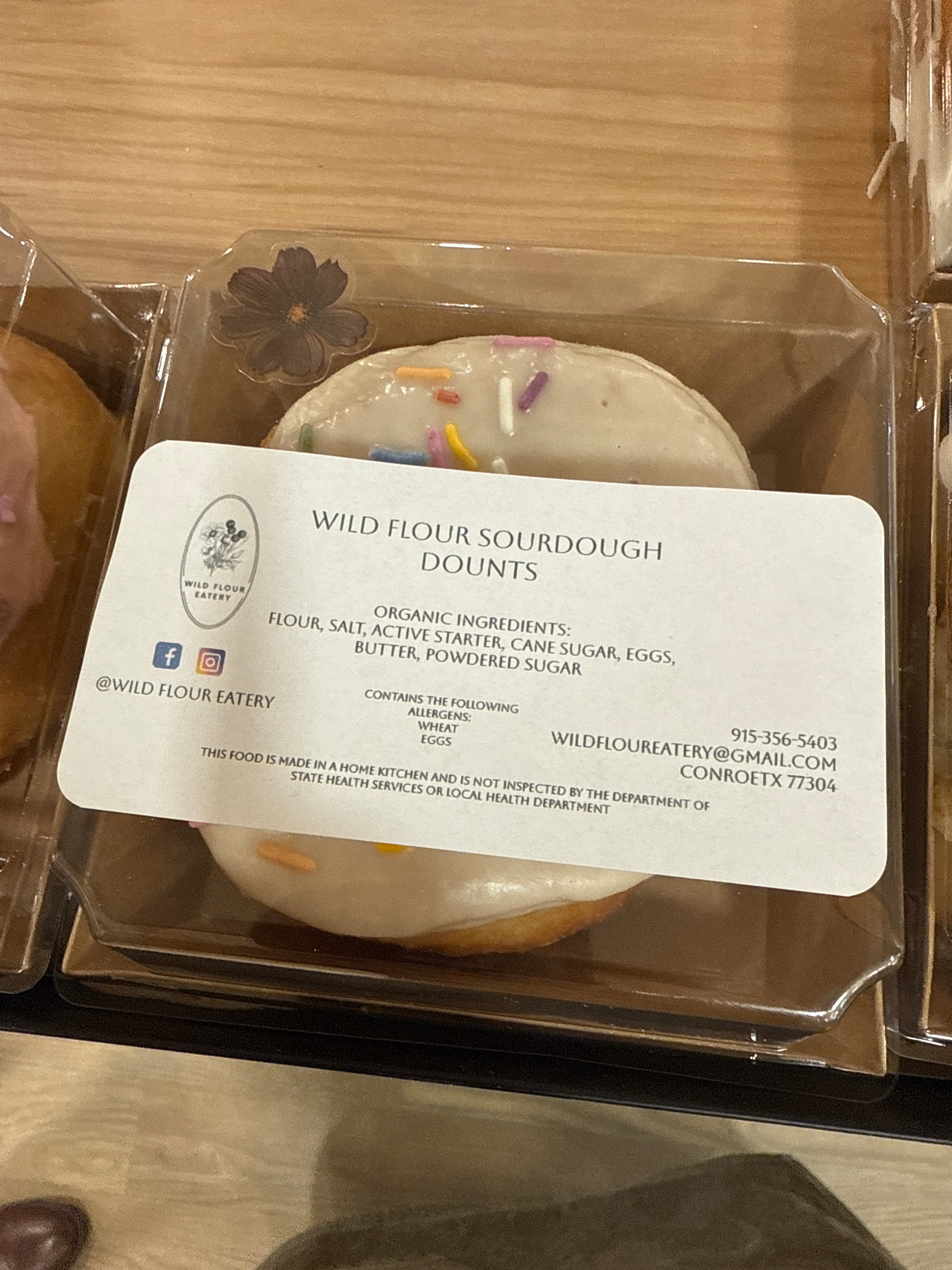 Wild flour, Donut.