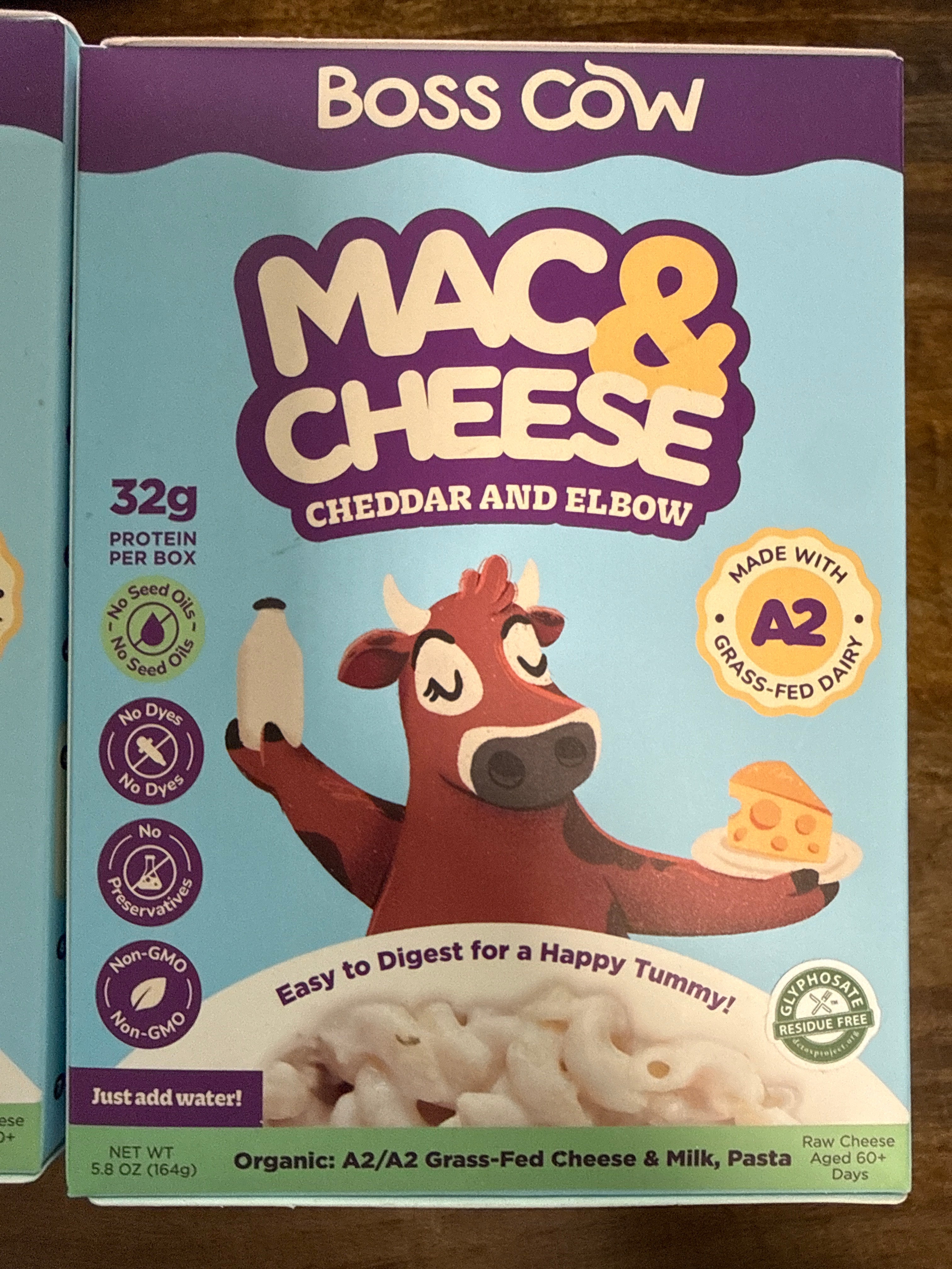 Boss cow, Mac and Cheese