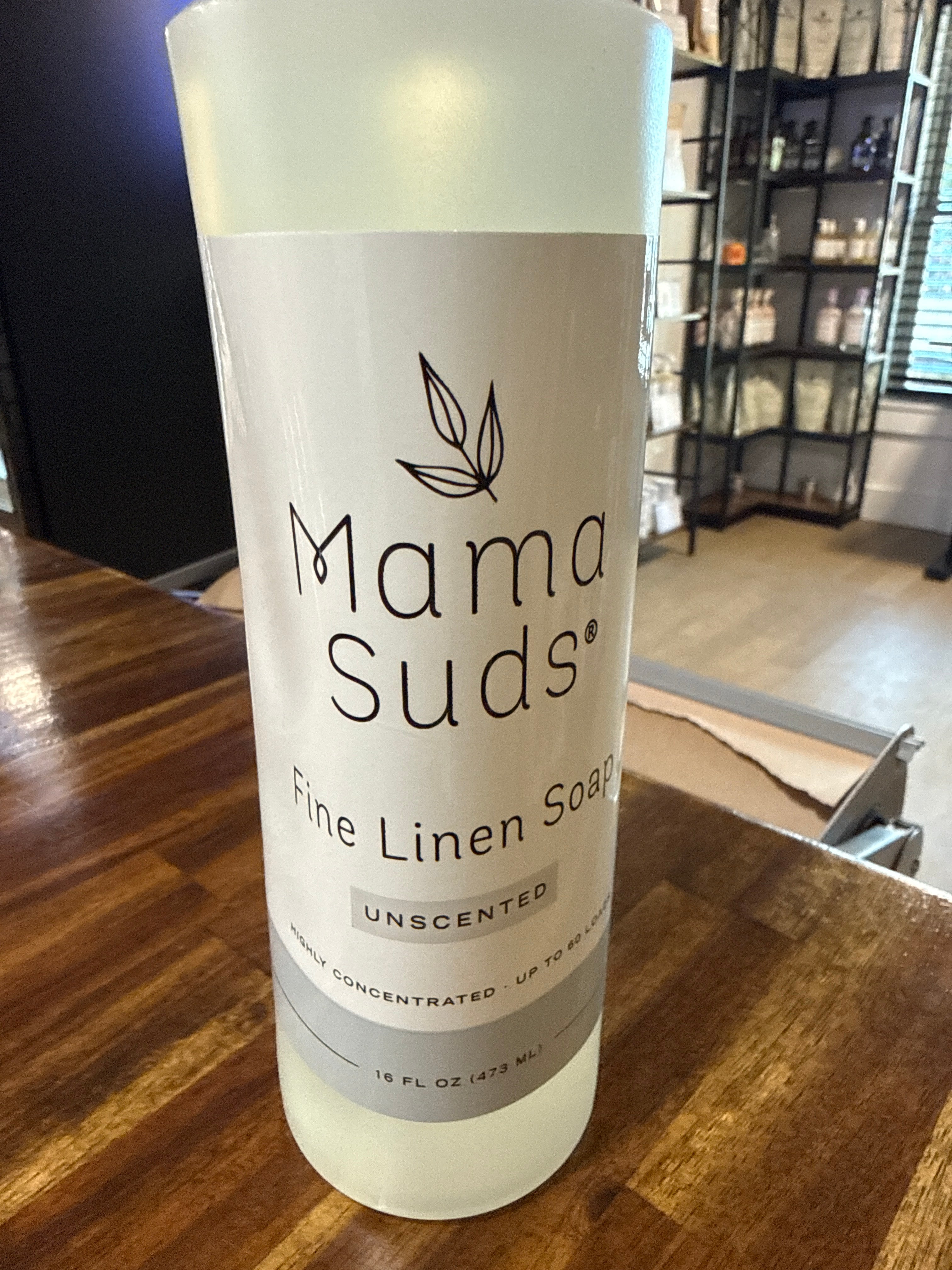 Mama Sud’s, fine linen soap, unscented ￼