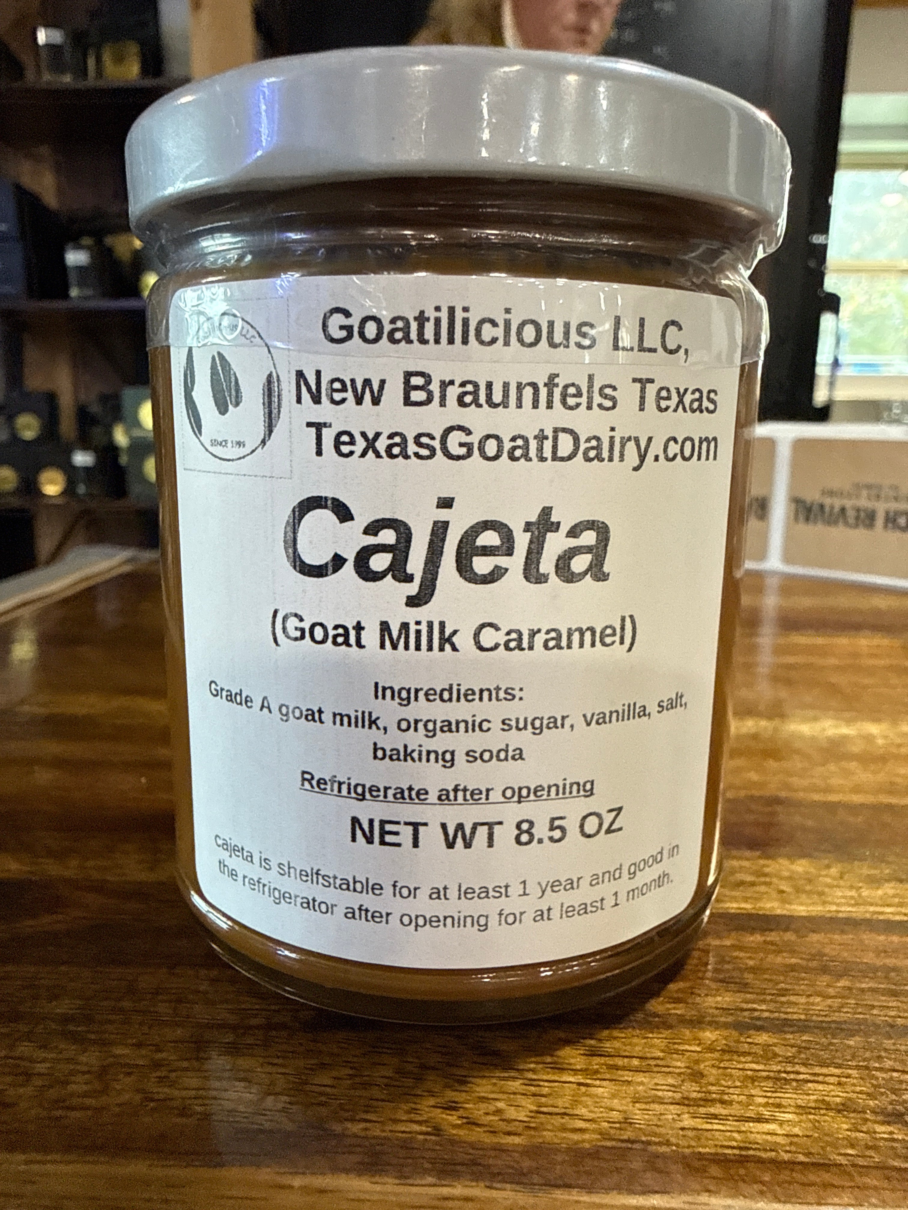 Cajeta, goat milk caramel.